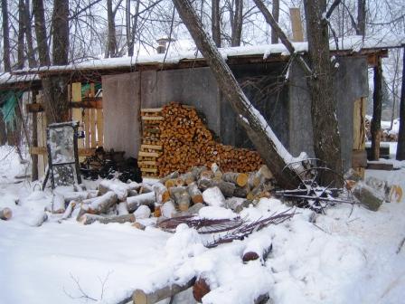 Январь - время дров....(19 января)