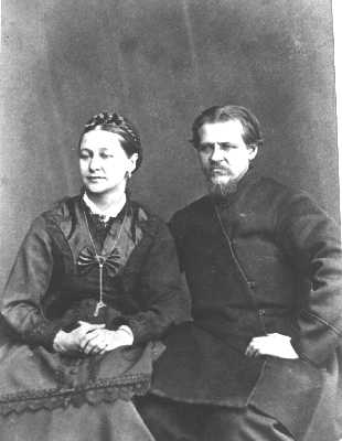 Н.А.Бирюков с супругою